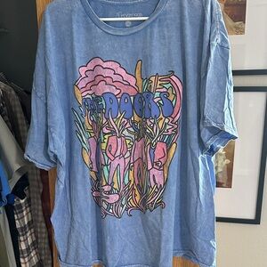 Urban Outfitters Blue Graphic Tee